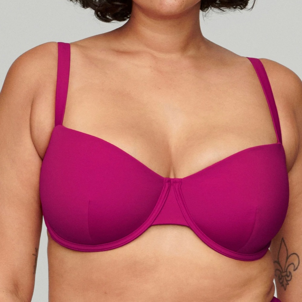 CUUP Balconette Bathing Suit top Orchid